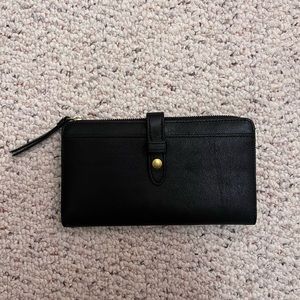 Black Fossil Wallet